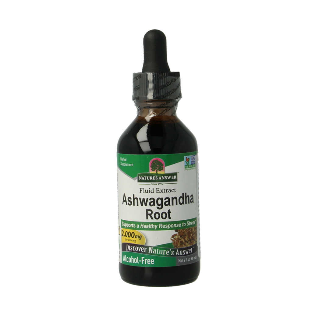 Natures Answer Ashwagandha extract alcoholvrij 60.00 Milliliter