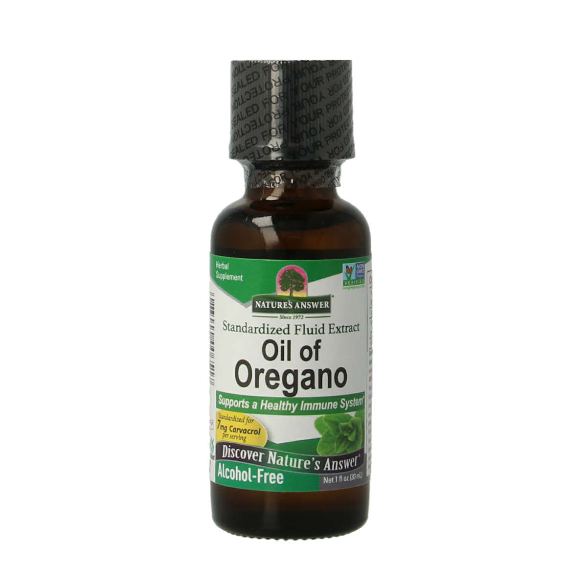 Natures Answer Oregano olie - 50% carvacrol 30.00 Milliliter