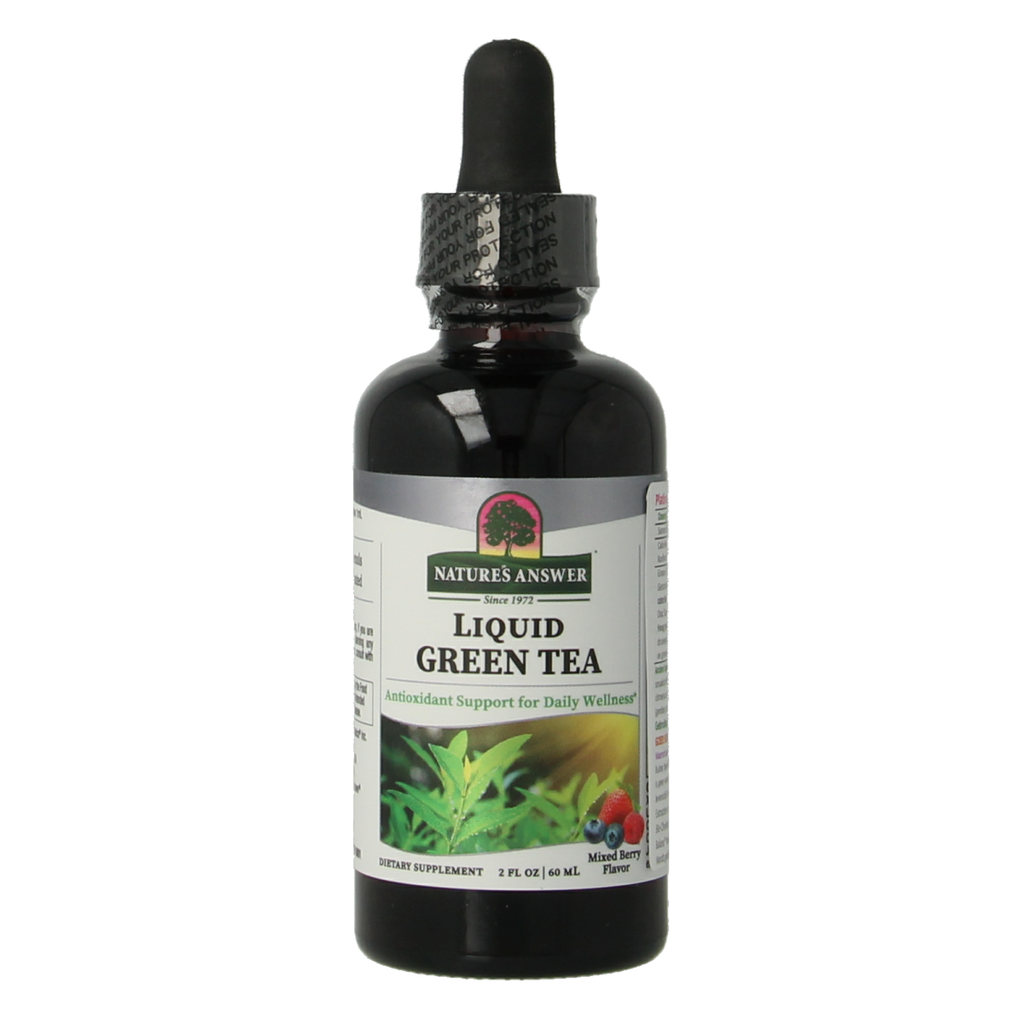 Natures Answer Groene thee extract alcoholvrij met 50% EGCG 60.00 Milliliter