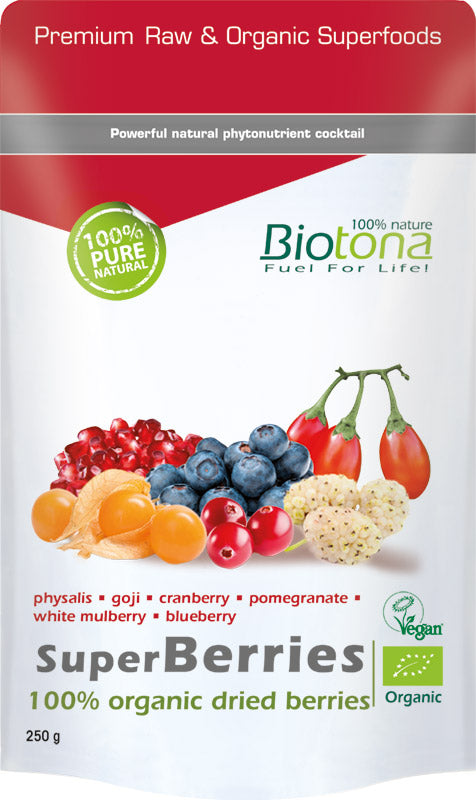 Biotona Superberries organic dried berries bio 250.00 Gram