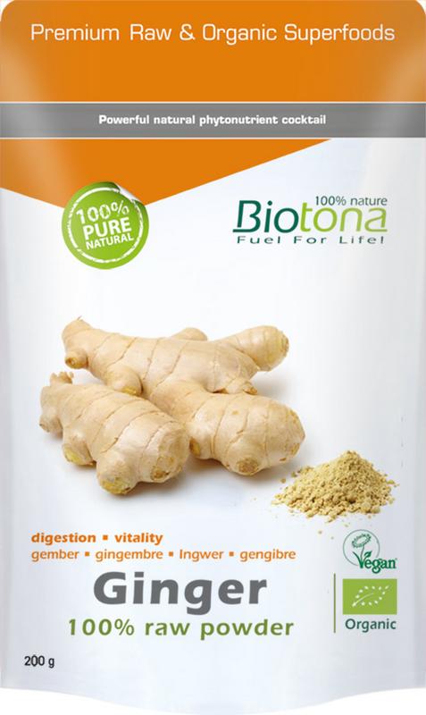 Biotona Ginger raw powder bio 200.00 Gram