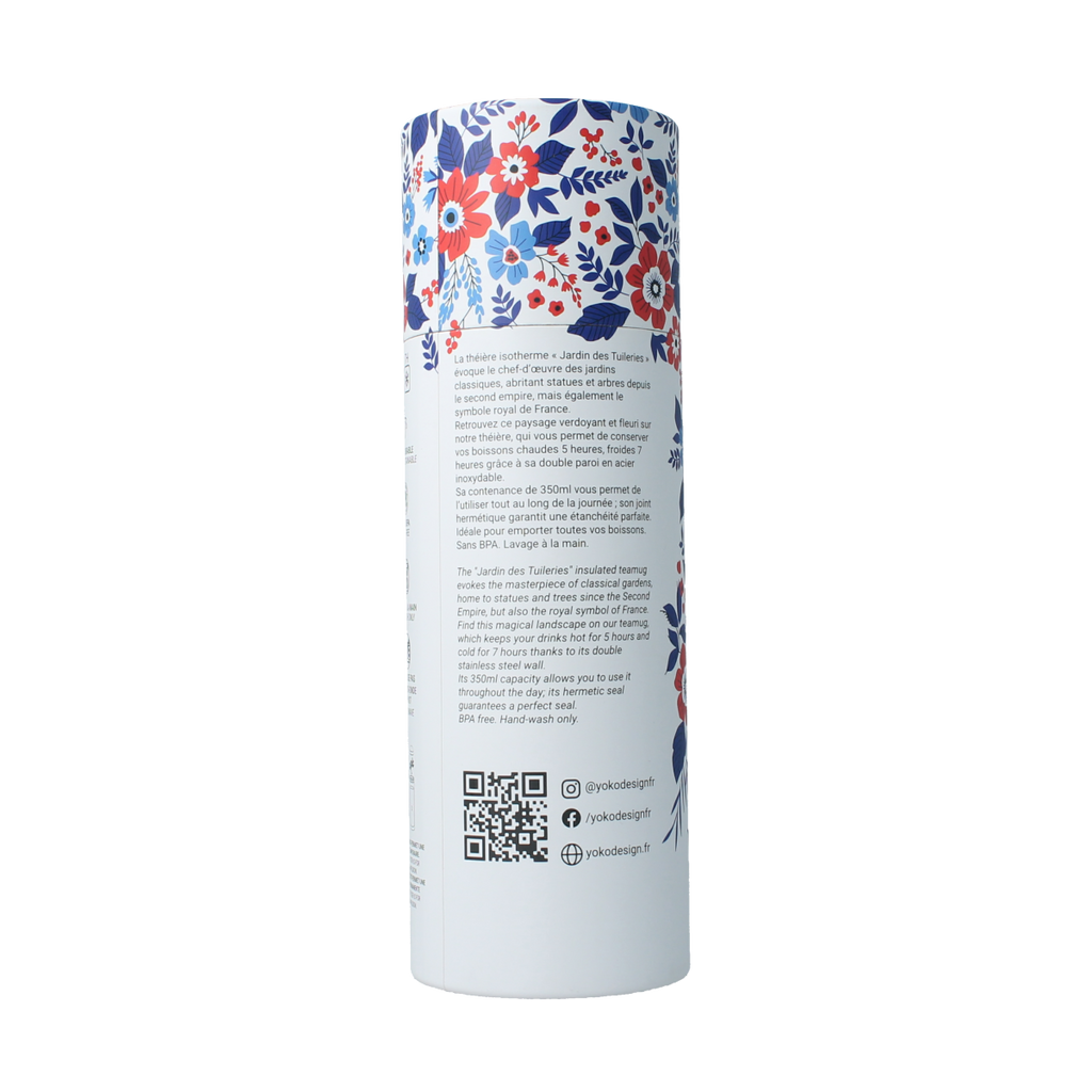 Yoko Drinkfles jardin des tuileries 350ml 1.00 Stuks