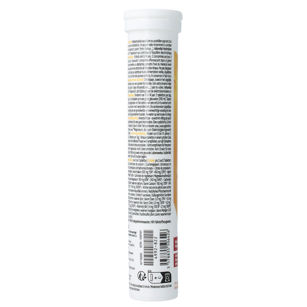Arkovital Hydratium Perzik 24.00 Bruistabletten