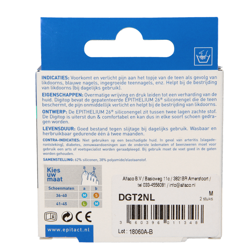 Epitact Digitop nagels en likdoorns M 2.00 Stuks