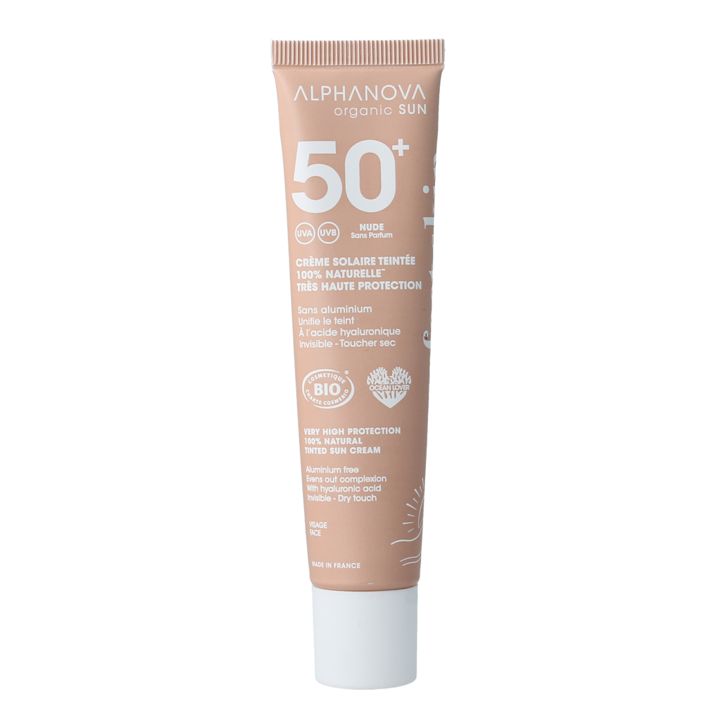 Alphanova skin Sun face Tinted Cream Light SPF50+ 40.00 Gram