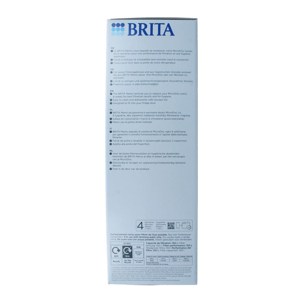 Brita Waterfilterkaraf fresh black 1.00 Stuks
