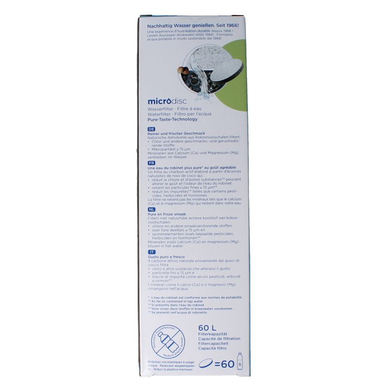 Brita Waterfles vital licht groen 1 Stuks