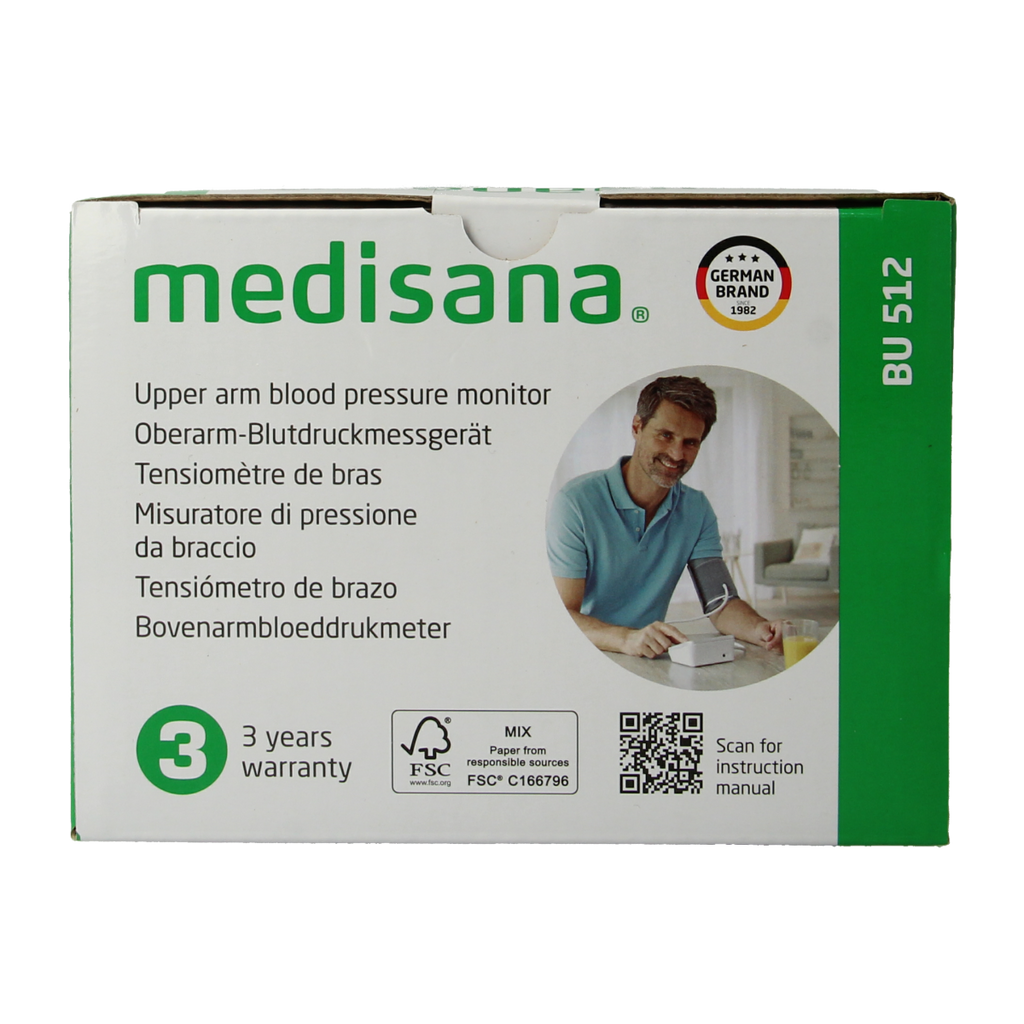 Medisana Bloeddrukmeter bovenarm BU512 1.00 Stuks