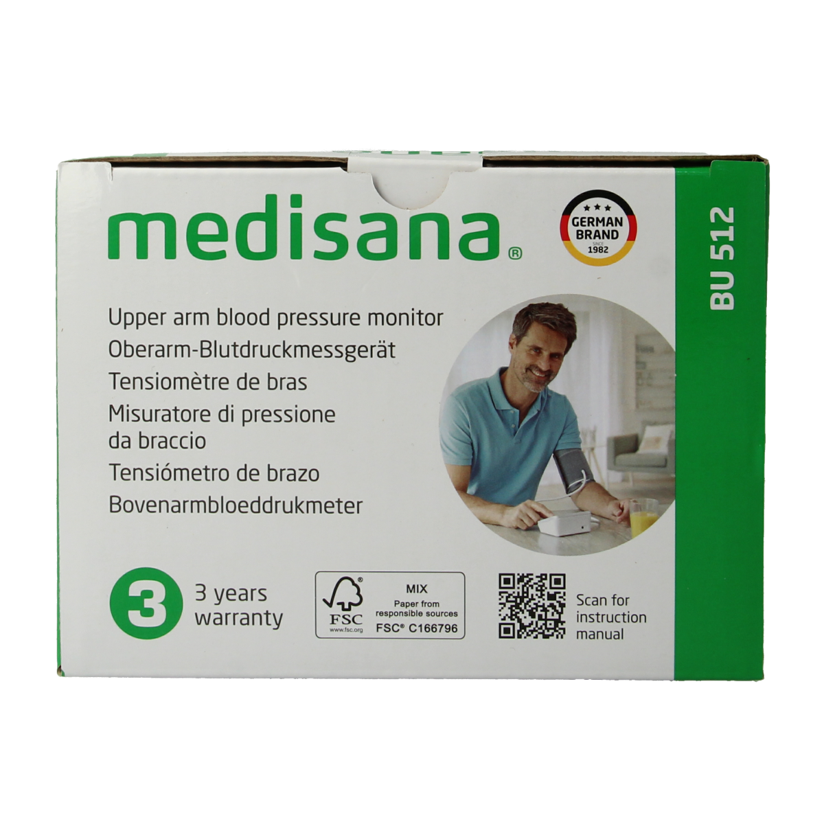 Medisana Bloeddrukmeter bovenarm BU512 1.00 Stuks