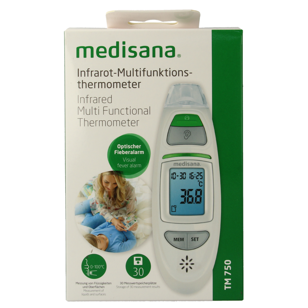 Medisana Multifunctionele thermometer TM750 1.00 Stuks