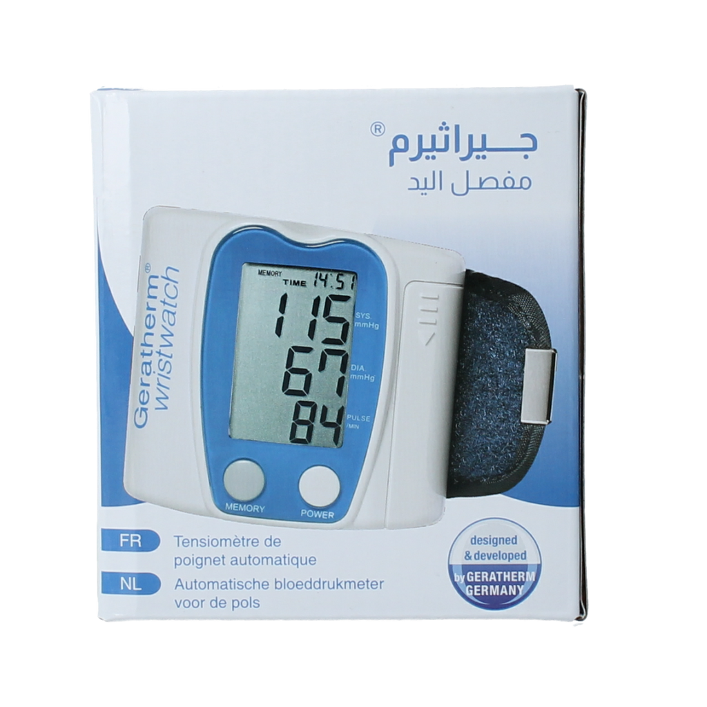 Geratherm Wristwatch bloeddrukmeter pols 1.00 Stuks
