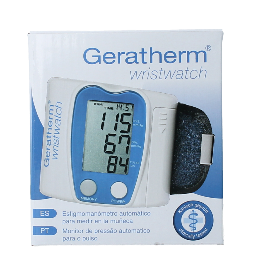 Geratherm Wristwatch bloeddrukmeter pols 1.00 Stuks