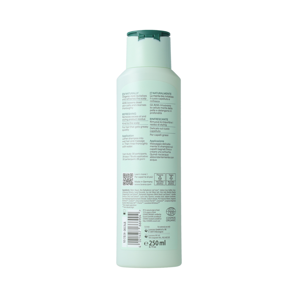 Lavera Shampoo Fresh & Clear 250.00 Milliliter