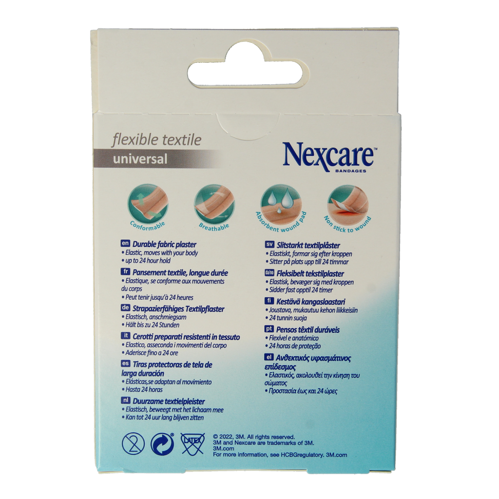 Nexcare Textile flexible 1mx6cm 1.00 Stuks