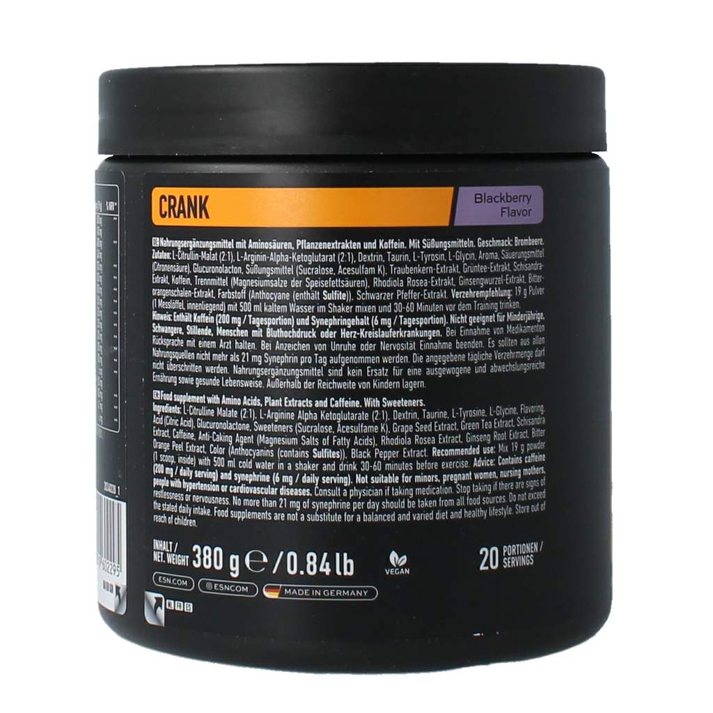 ESN Crank  blackberry 380.00 Gram