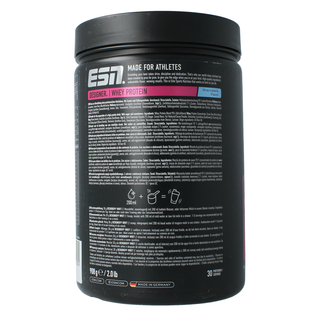 ESN Designer whey straciatella 908.00 Gram