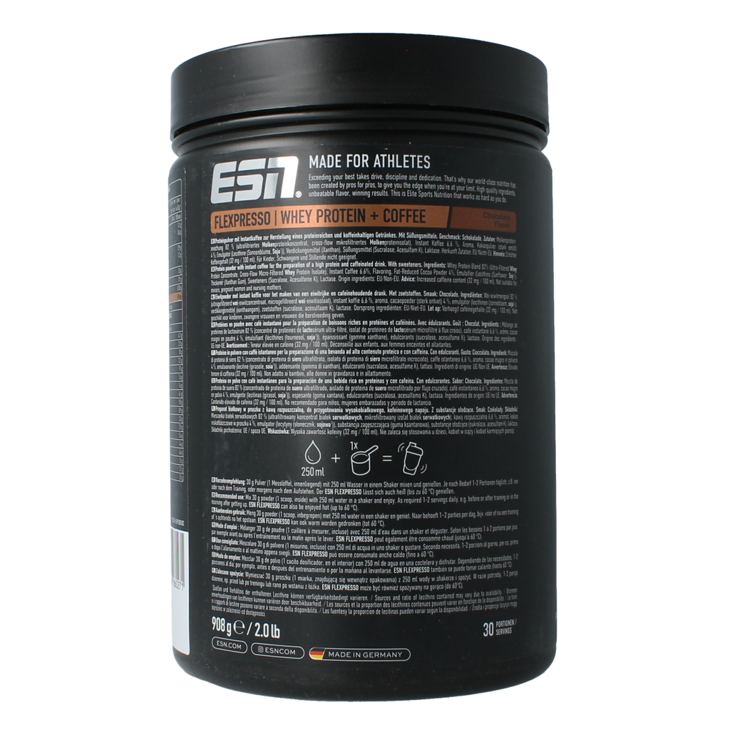 ESN Flexpresso protein coffee - chocolate flavour 908.00 Gram
