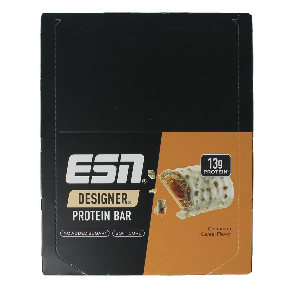 ESN Cinnamon cereal bar 45g 12.00 Stuks