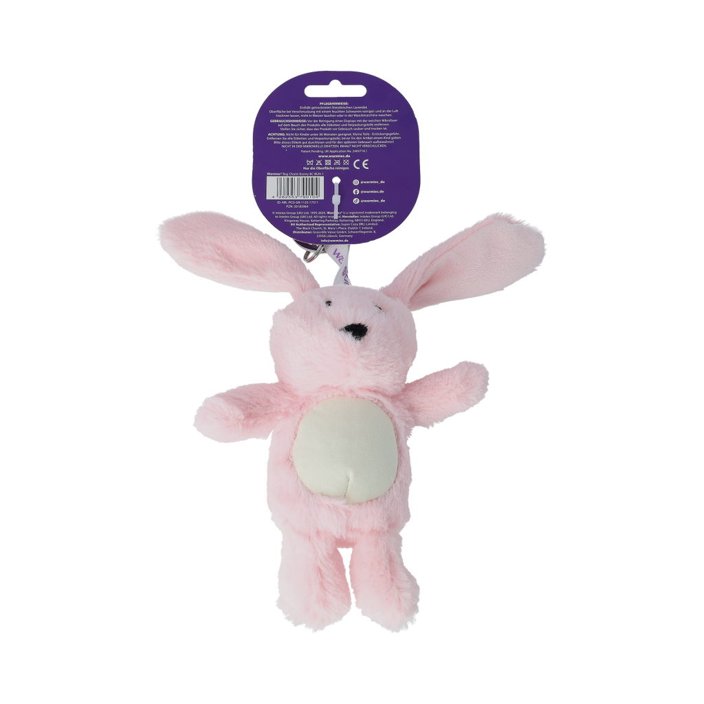 Warmies Bag charm Bunny 1.00 Stuks