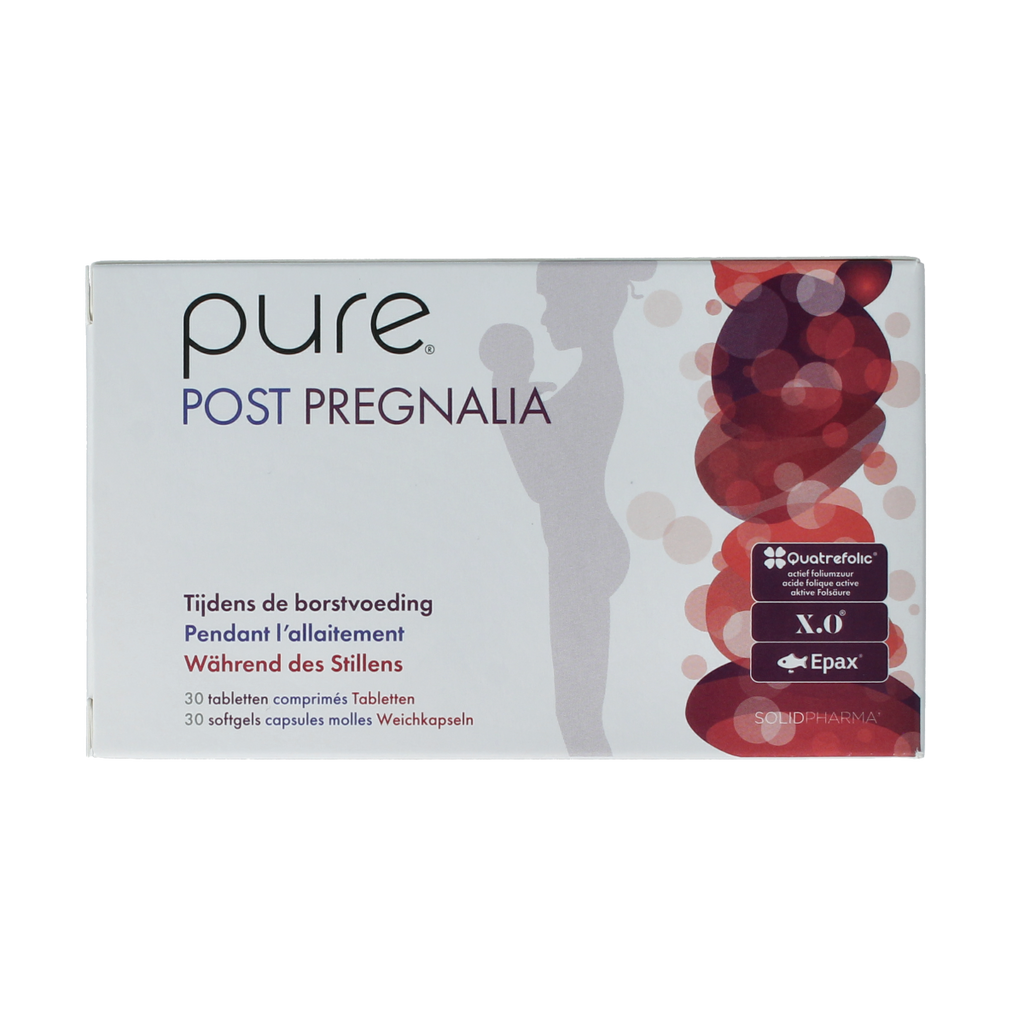 Pure Post pregnalia 30 tabletten & 30 softgels 60.00 Stuks