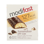 Modifast Proteine shape bar dark and white chocolate 6x31g 1.00 Stuks