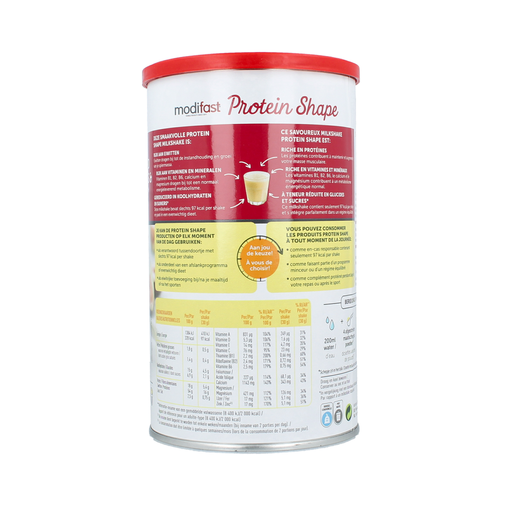 Modifast Proteine shape milkshake vanille 420.00 Gram
