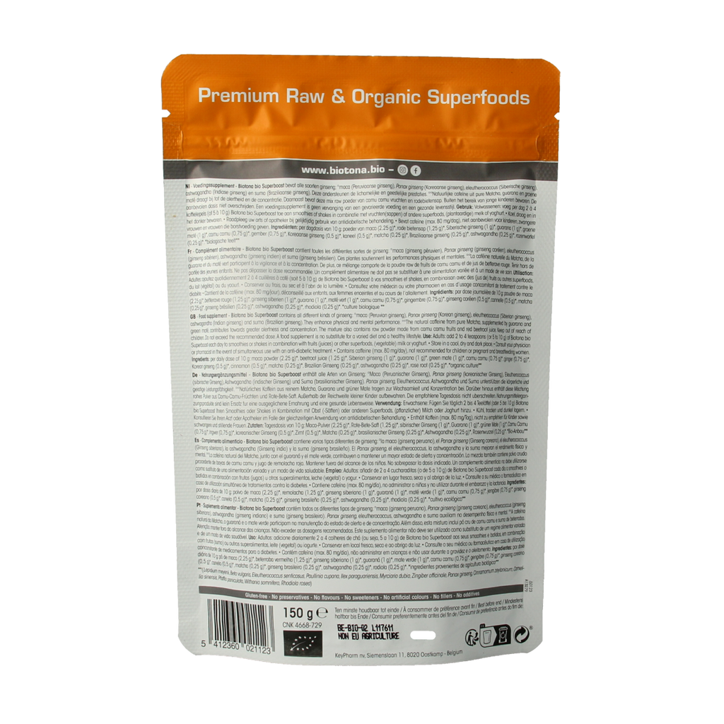 Biotona Superboost organic bio 150.00 Gram