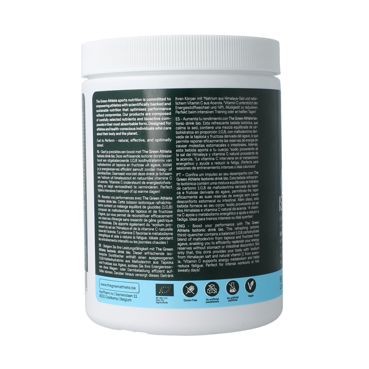 The Green Athlete Isotonic drink bio 504.00 Gram