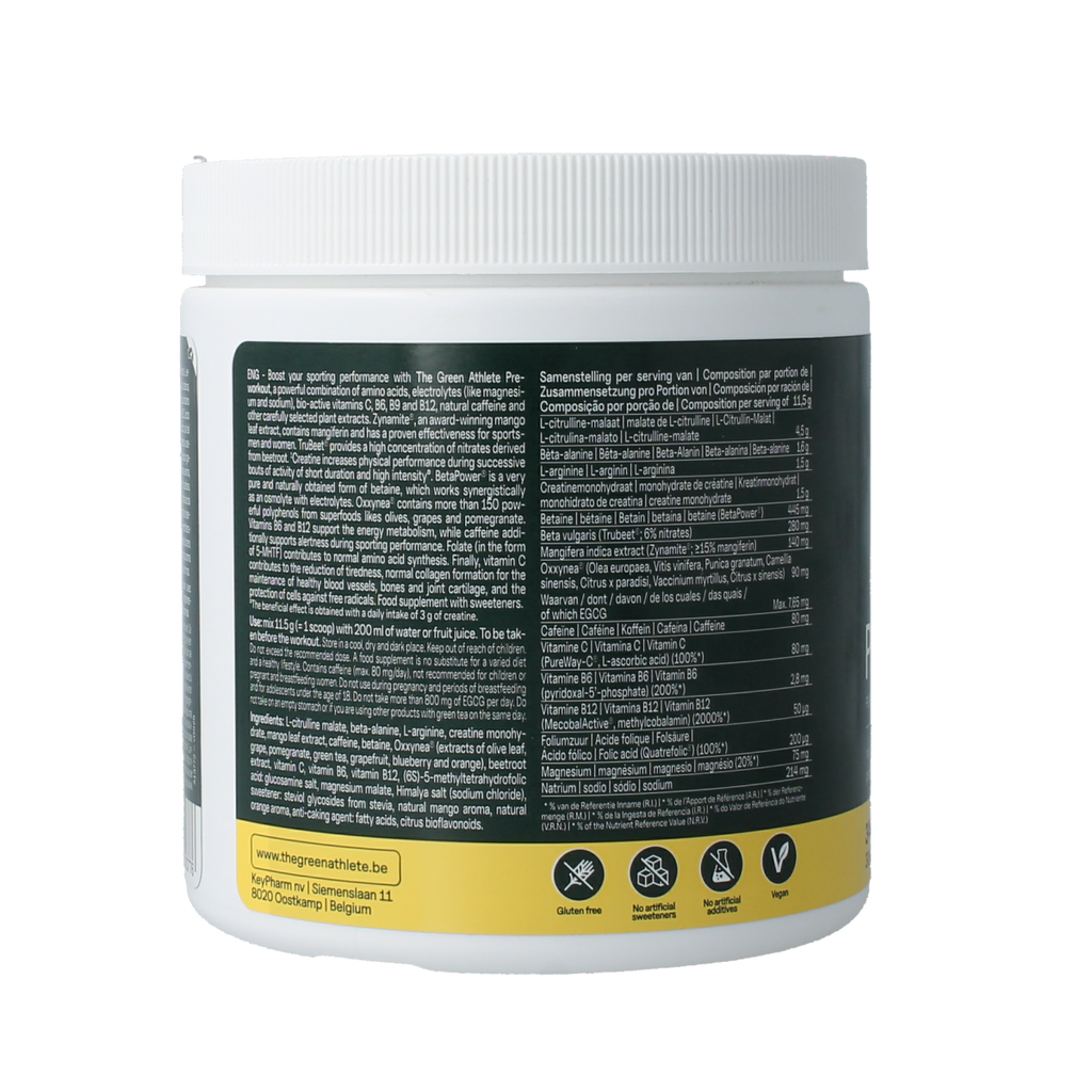 The Green Athlete Pre workout 345.00 Gram