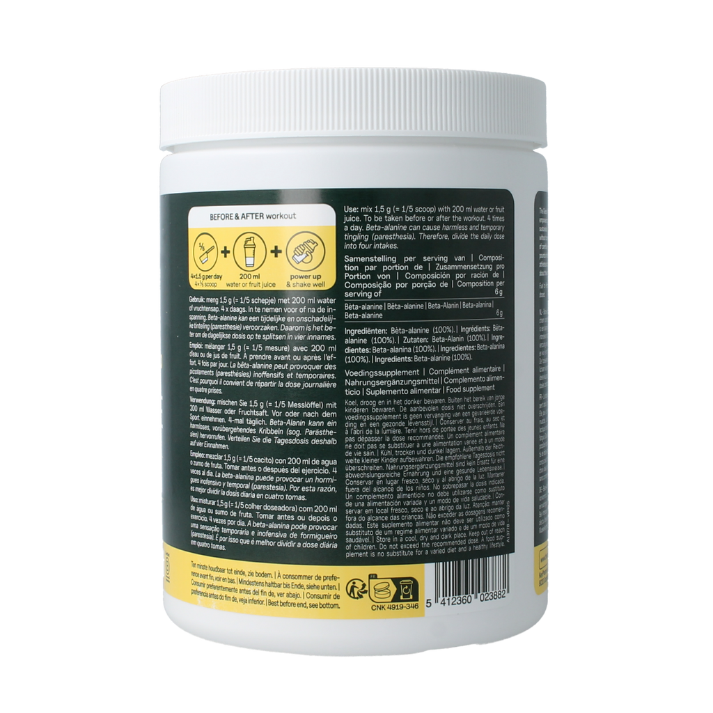 The Green Athlete Beta alanine 600.00 Gram