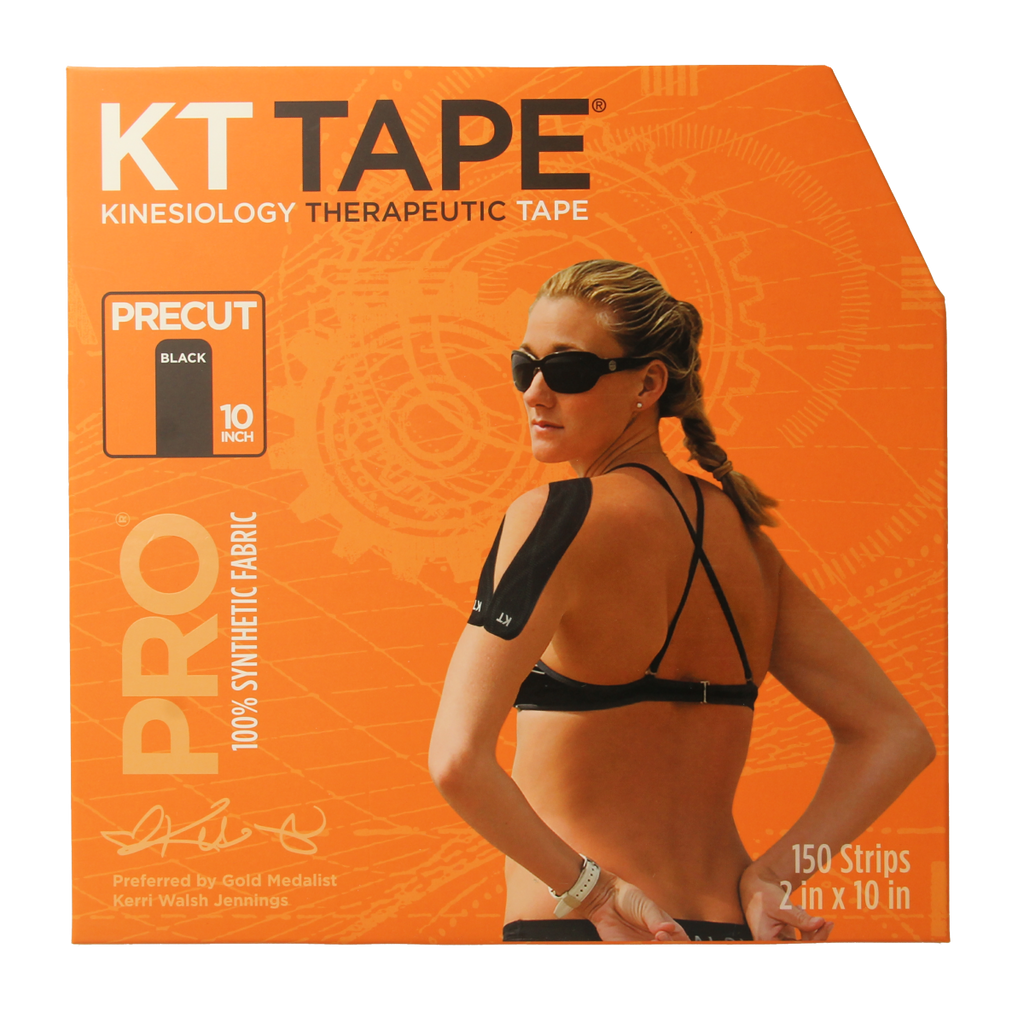 KT Tape Jumbo pro roll 38 meter 150 strips zwart precut 1.00 Stuks