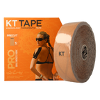 KT Tape Jumbo pro roll 38 meter 150 strips beige precut 1 Stuks