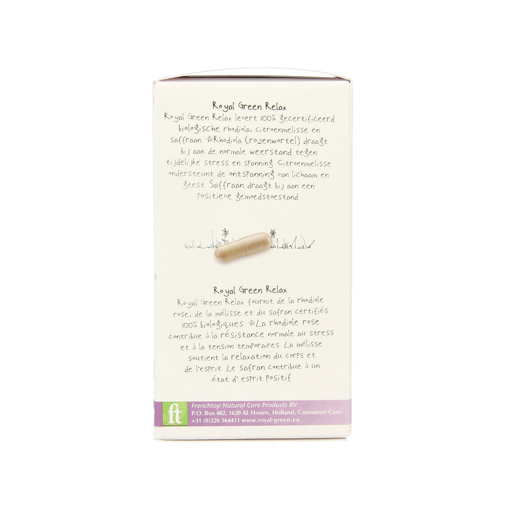 Royal Green Relax bio 60.00 Vegetarische capsules