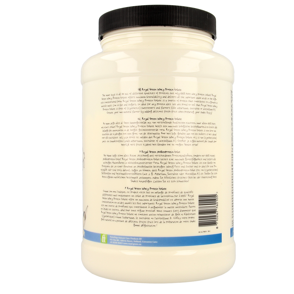 Royal Green Whey proteine isolate 600.00 Gram