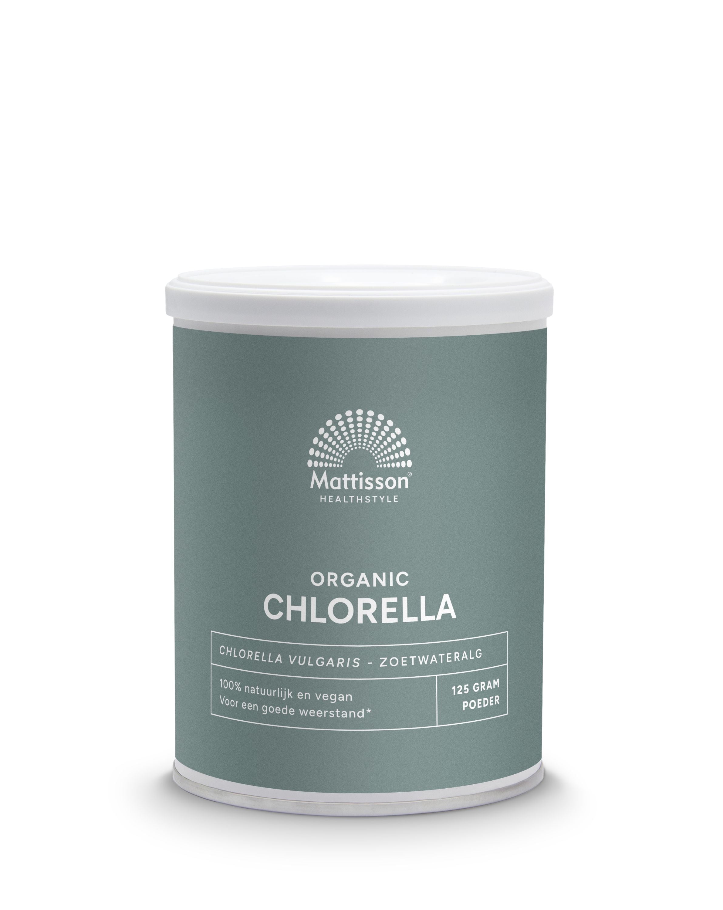 Mattisson Chlorella poeder bio 125.00 Gram