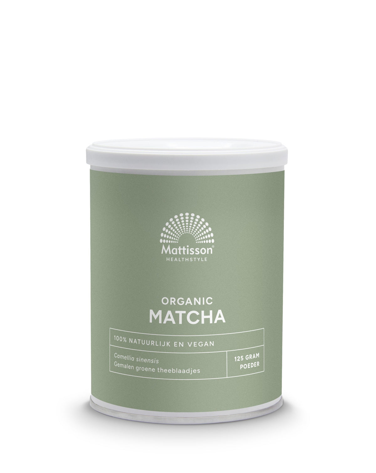 Mattisson Matcha poeder  bio 125.00 Gram
