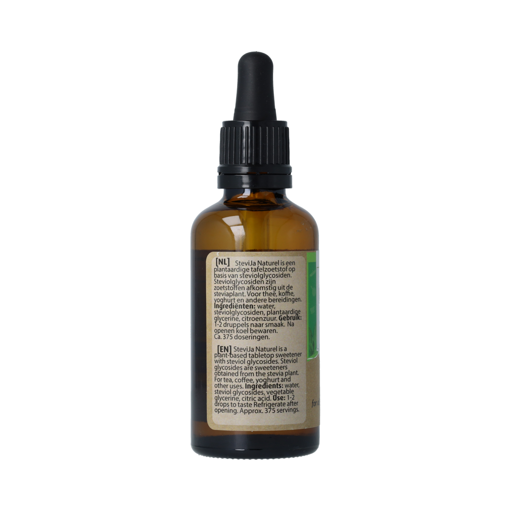 SteviJa Stevia Vloeibaar Naturel 50.00 Milliliter