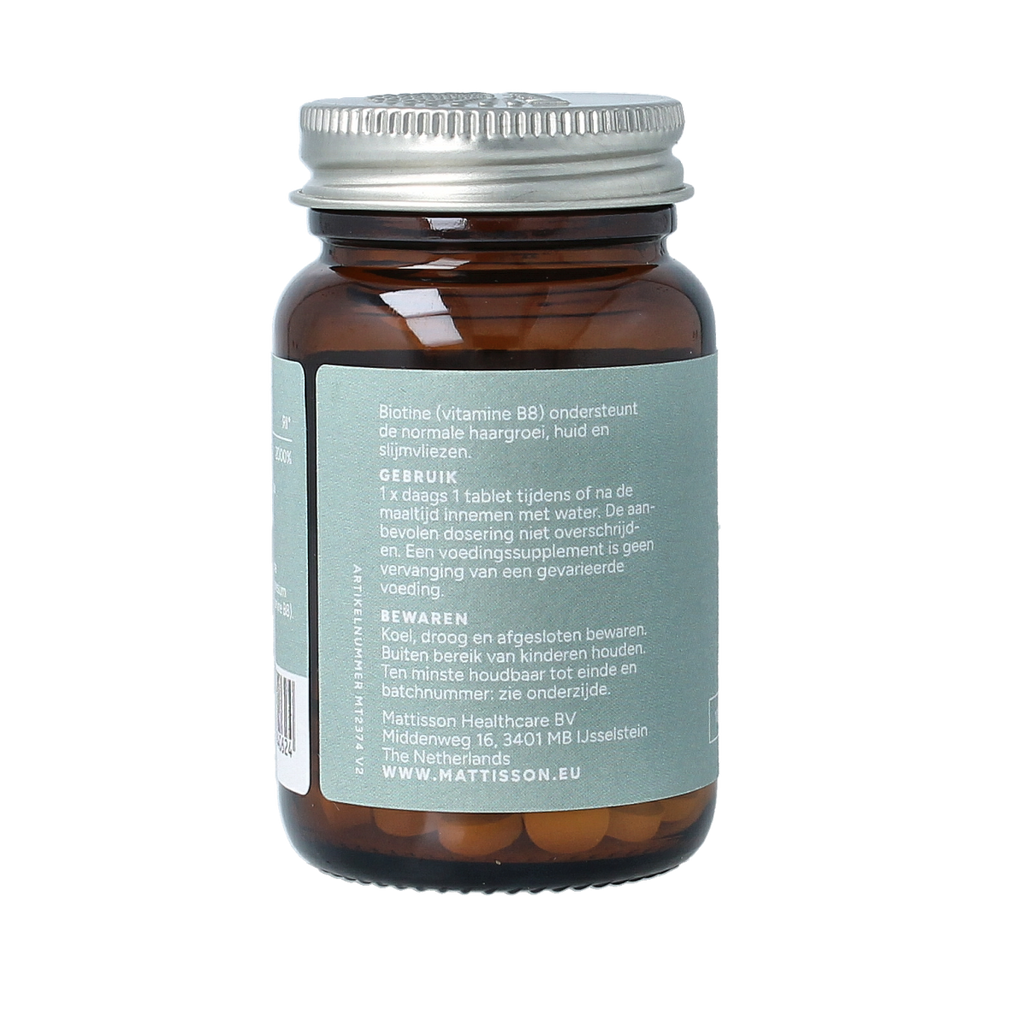 Mattisson Biotine 1000mcg 60.00 Tabletten