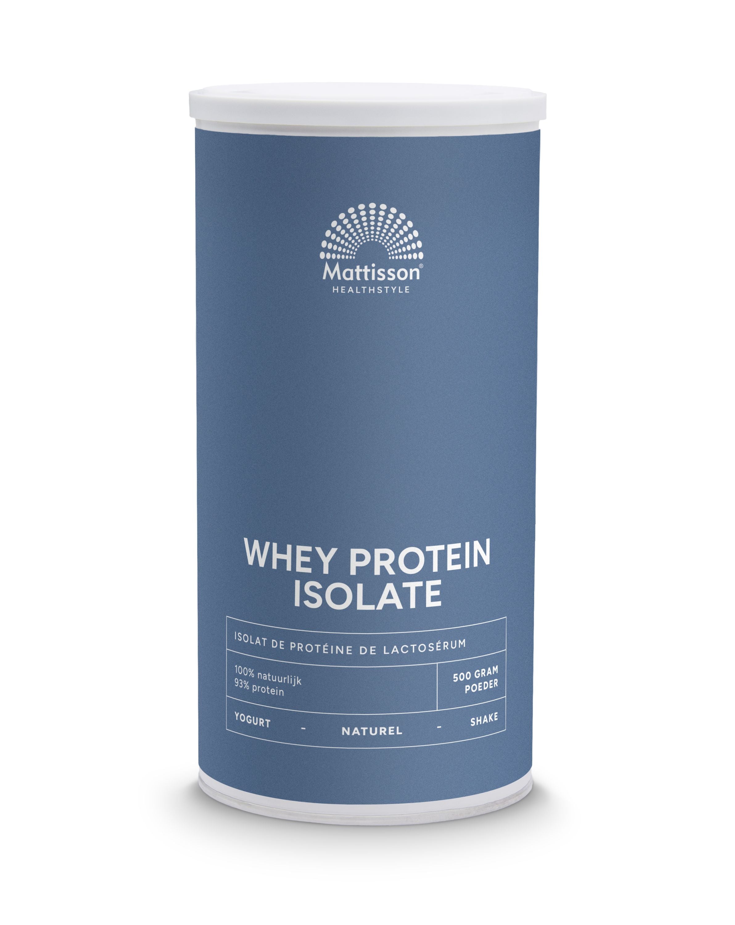 Mattisson Whey protein isolate isolaat sport 500.00 Gram