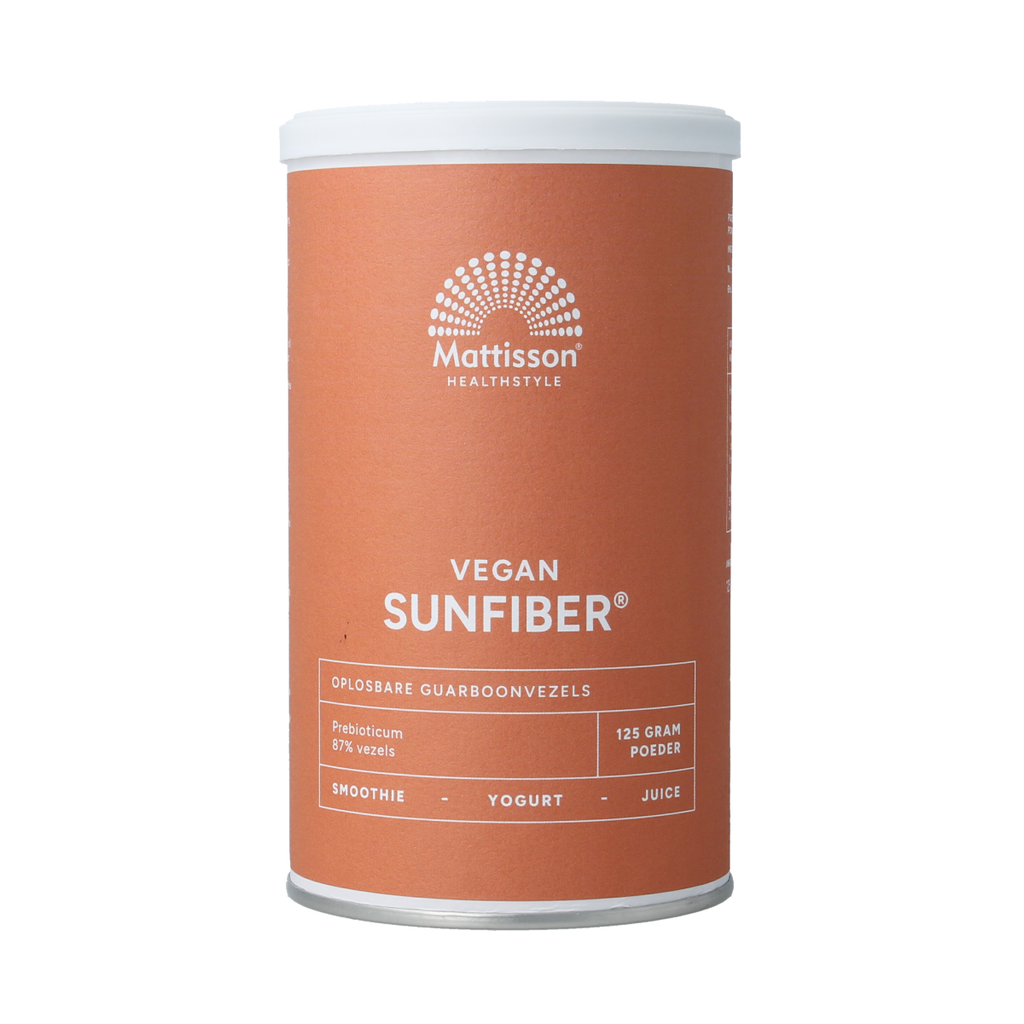 Mattisson Sunfiber oplosbare guarboonvezels vegan 125.00 Gram