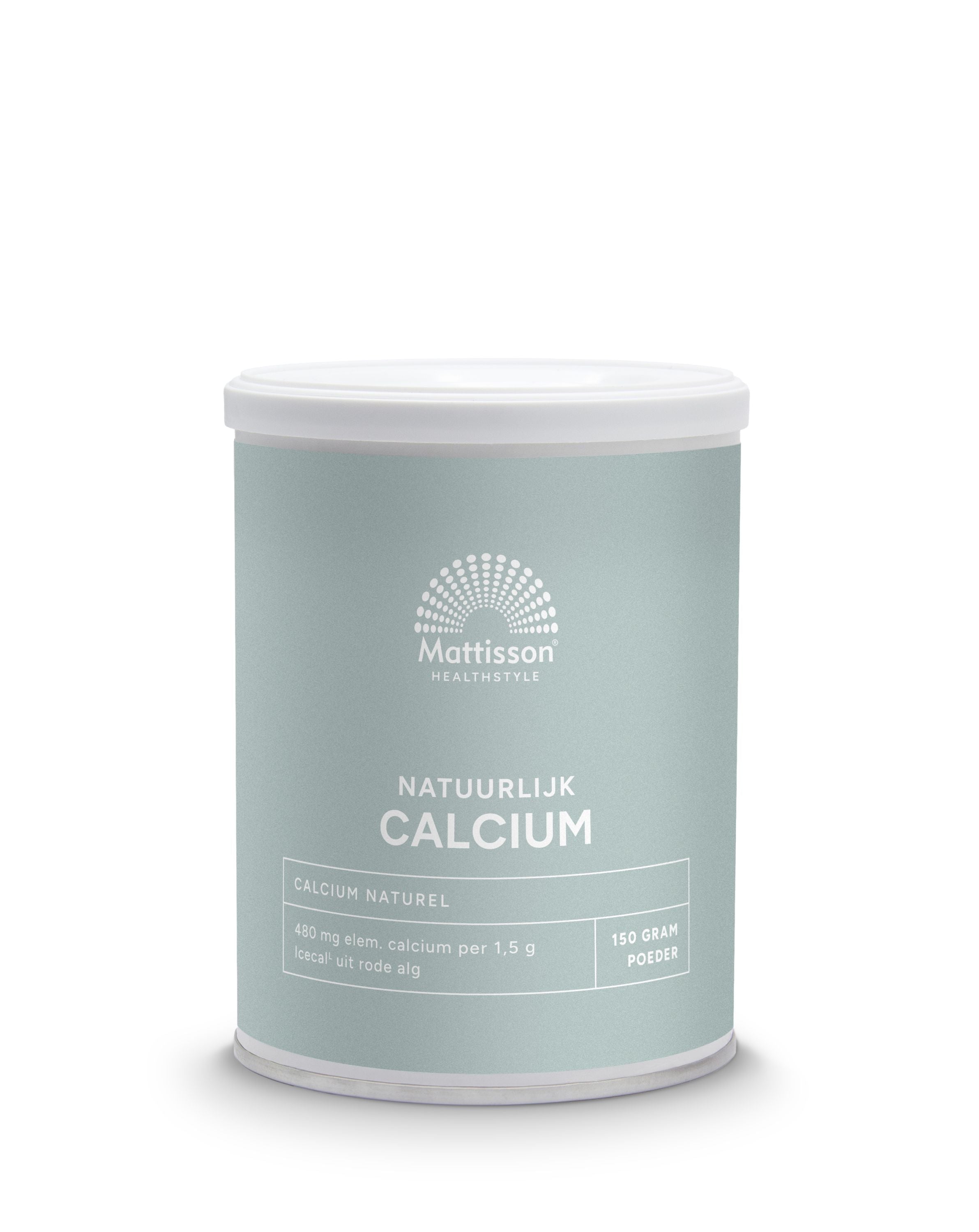 Mattisson Natuurlijk calcium icecal 480mg 150.00 Gram