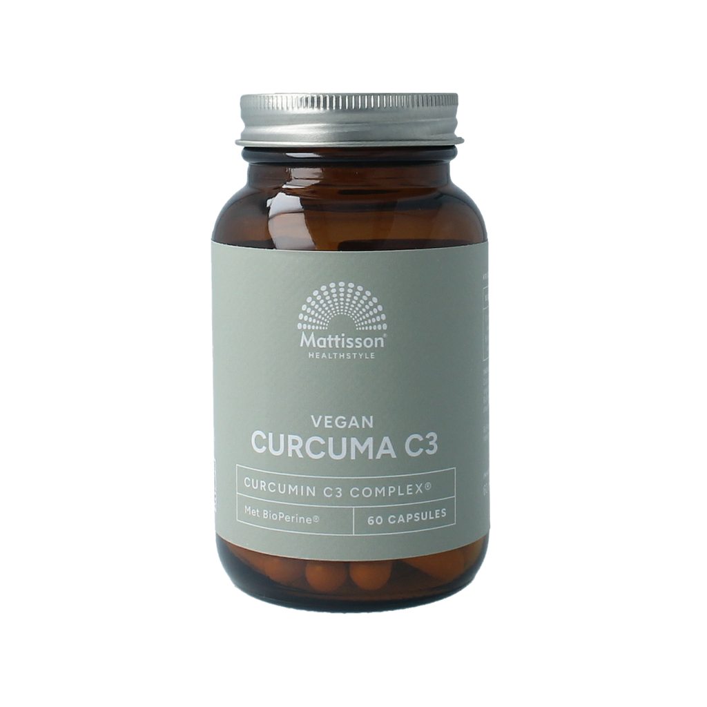 Mattisson Curcumin C3 bioperine 500mg vegan 60.00 Capsules