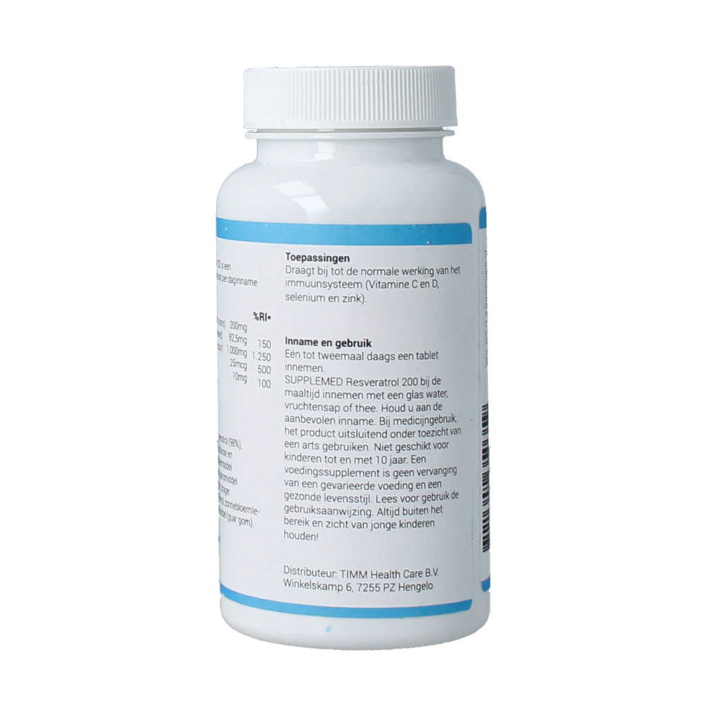 Supplemed Resveratrol 200 60.00 Tabletten