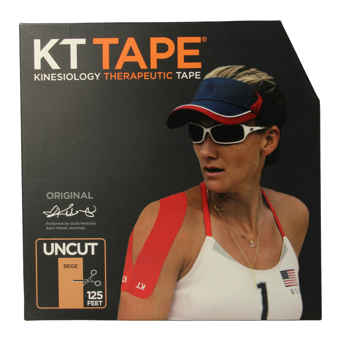 KT Tape Jumbo original roll 38 meter beige precut 1.00 Stuks