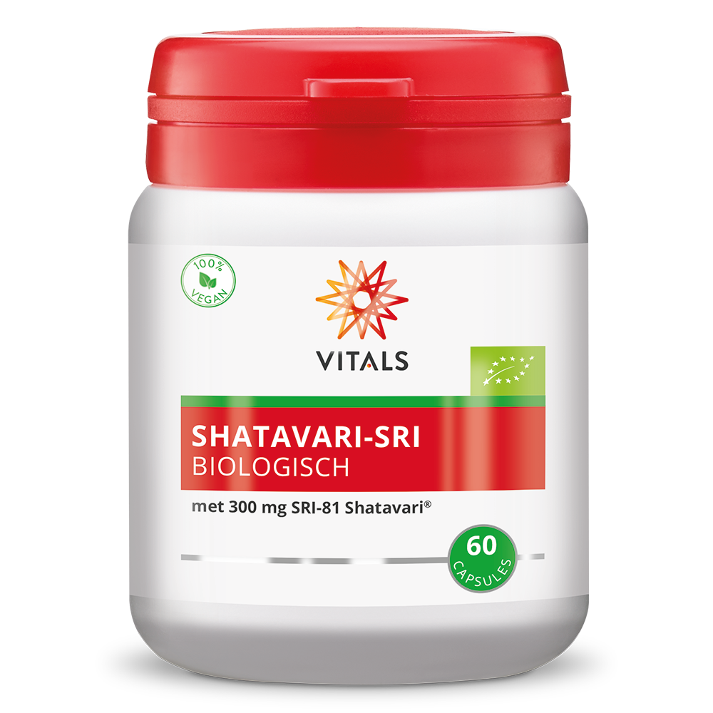 Vitals Shatavari-SRI Biologisch 60c 60.00 Capsules